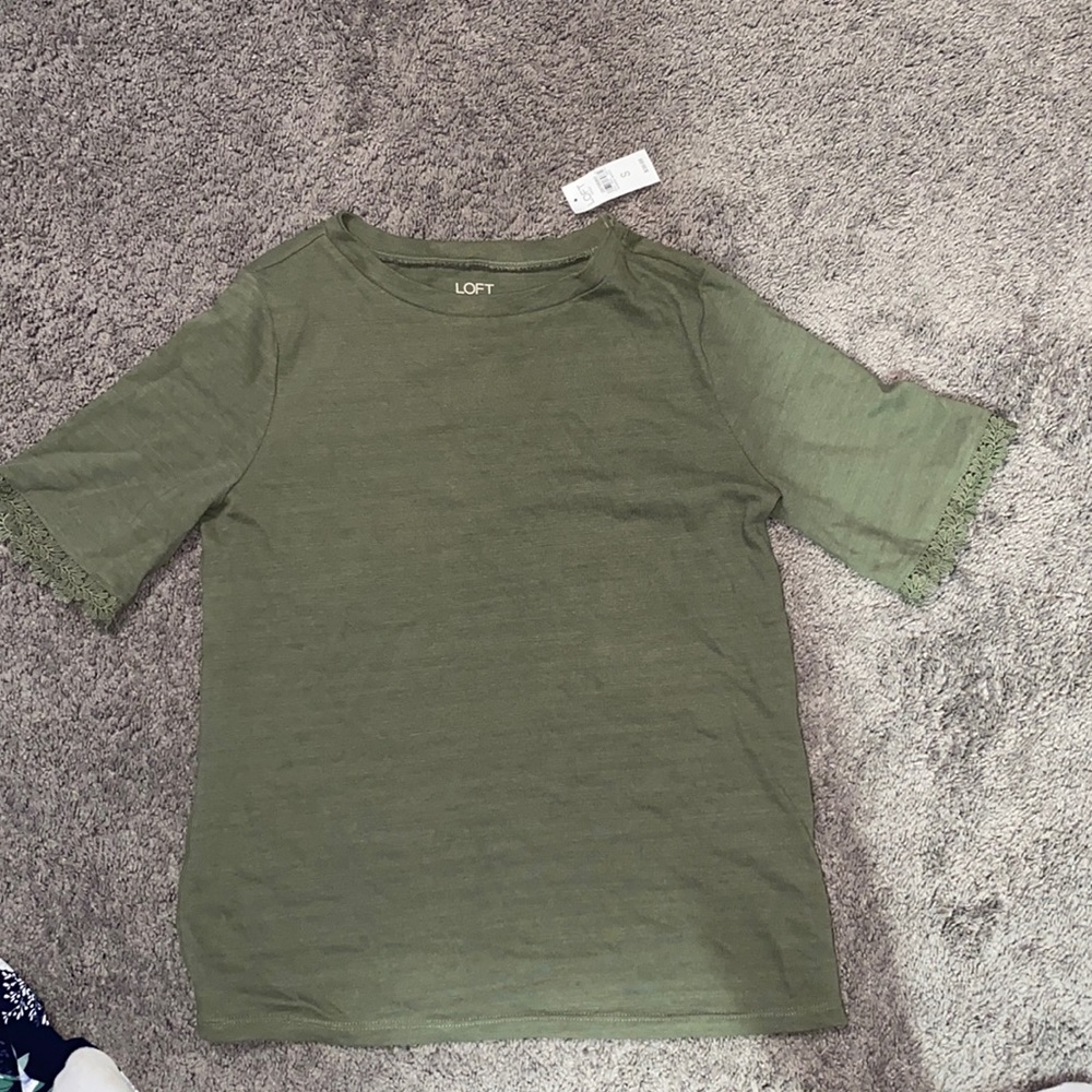 Army green T-shirt